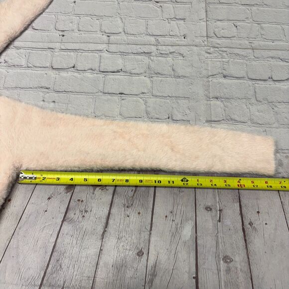 Aritzia Sunday Best Women Fuzzy Knit Cropped Sweater Size Medium C064 -1 - Picture 5 of 15